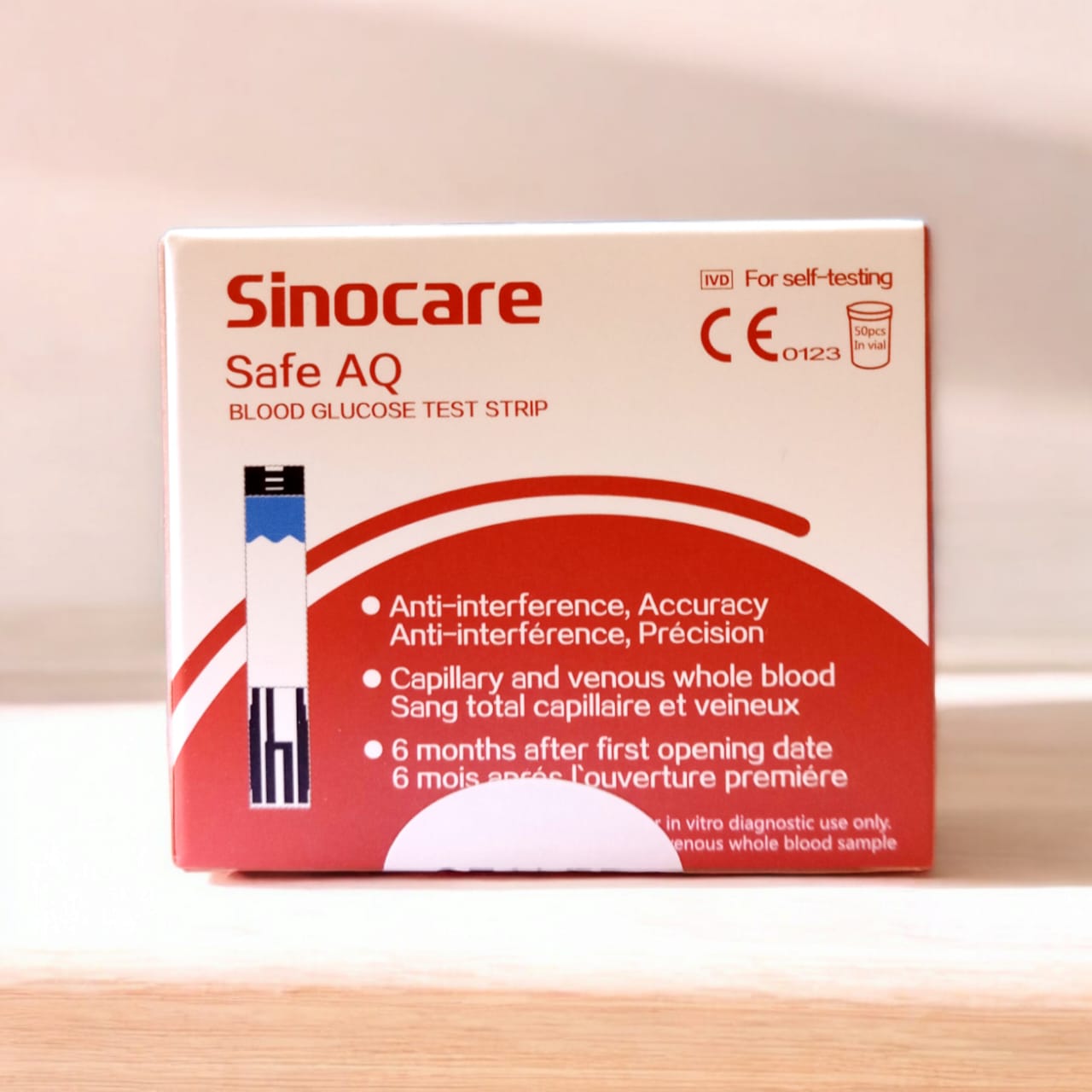 Sinocare Safe AQ Bandelettes