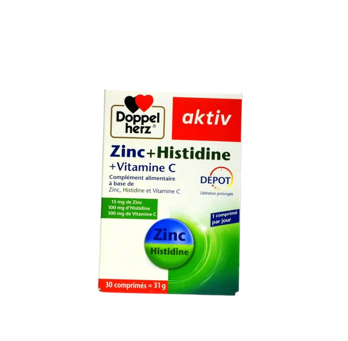 Aktiv Zinc+Histidine+Vitamine C 30cp/31g