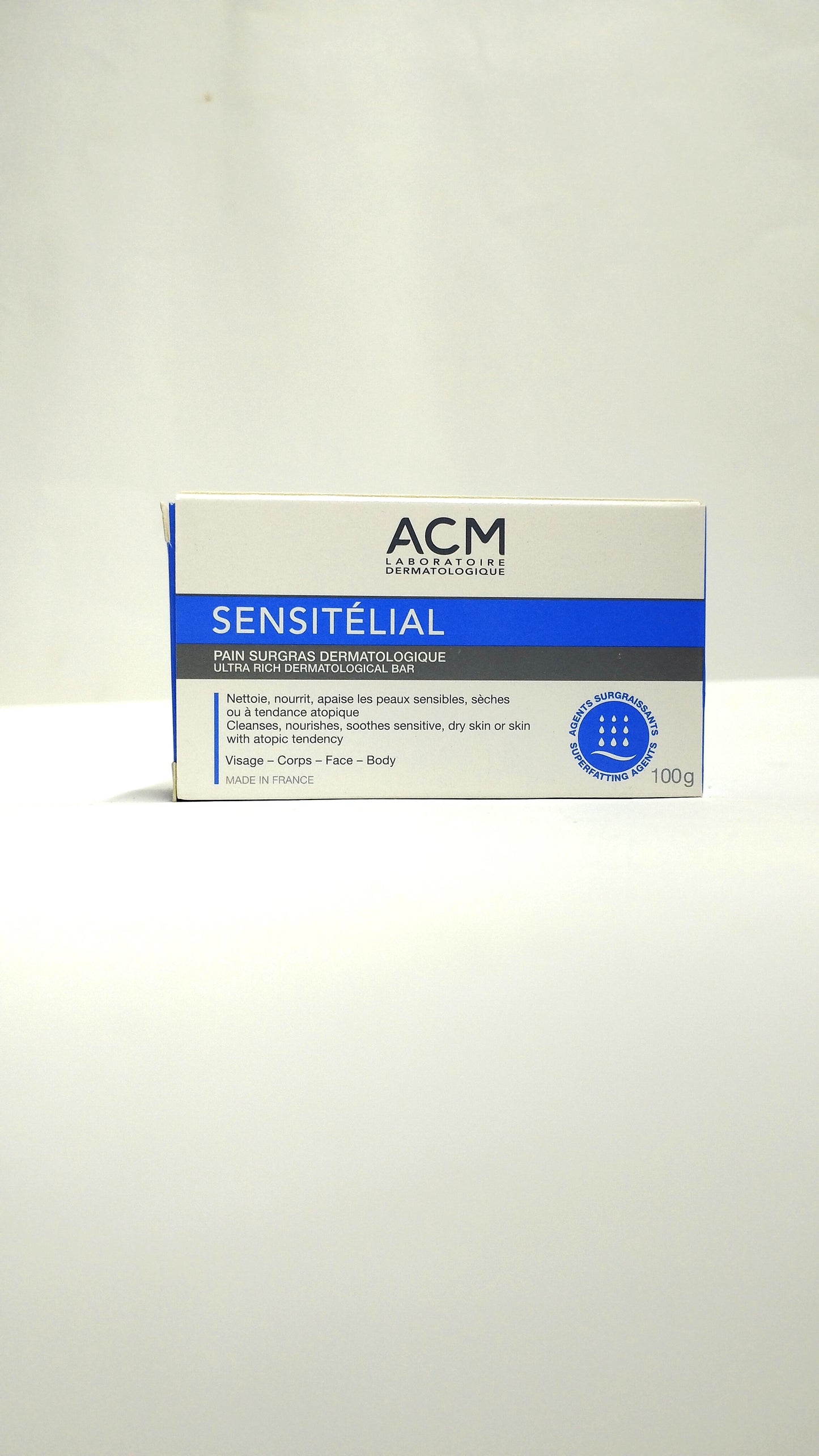 ACM Sensitélial Pain Surgras Dermatologique Ultra Riche 100g