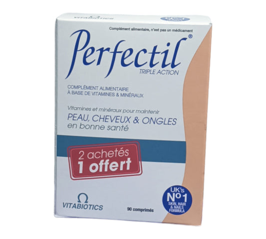 Perfectil pack 2 boites de 30 comprimés + une boîte gratuite