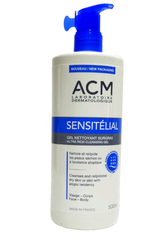 ACM Sensitélial Gel Nettoyant surgras Ultra Riche 500ML