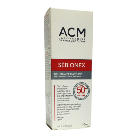 ACM SEBIONEX Gel solaire matifiant 50+spf 40ML