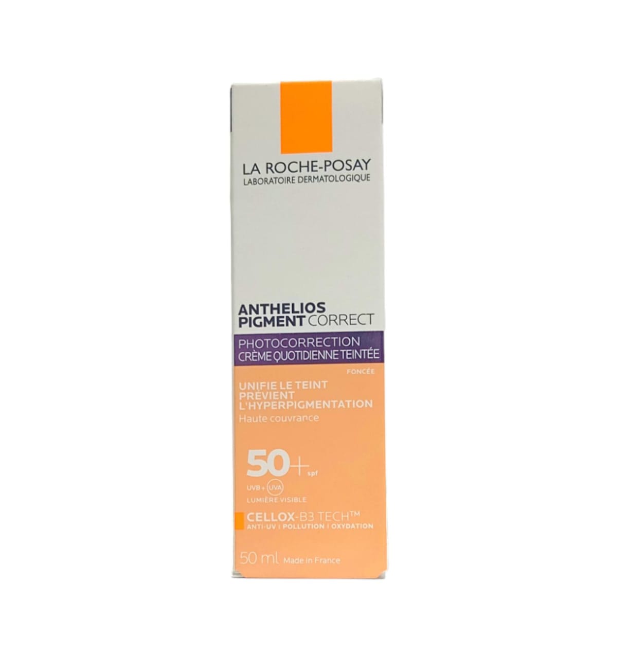 La Roche-Posay Anthelios Crème Solaire Pigment Correct SPF 50+ Teinte Medium 50ml