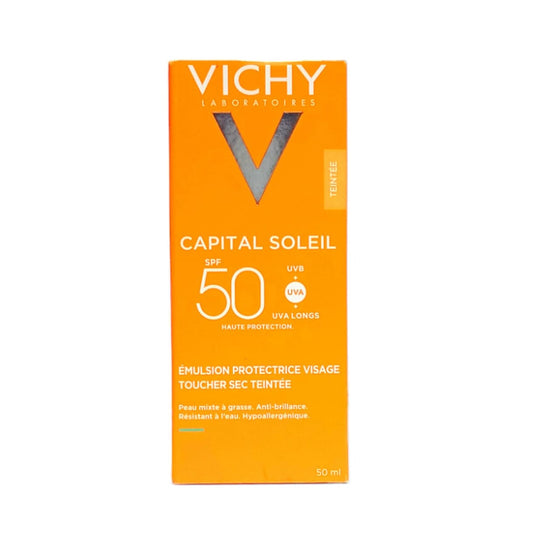 Vichy Capital Soleil Émulsion Toucher Sec Teintée SPF 50+ 50ml