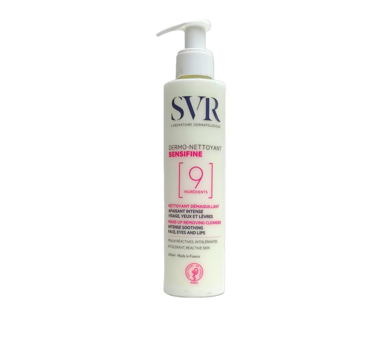 SVR Sensifine Dermo- Nettoyant [9] ingrédients 200ml