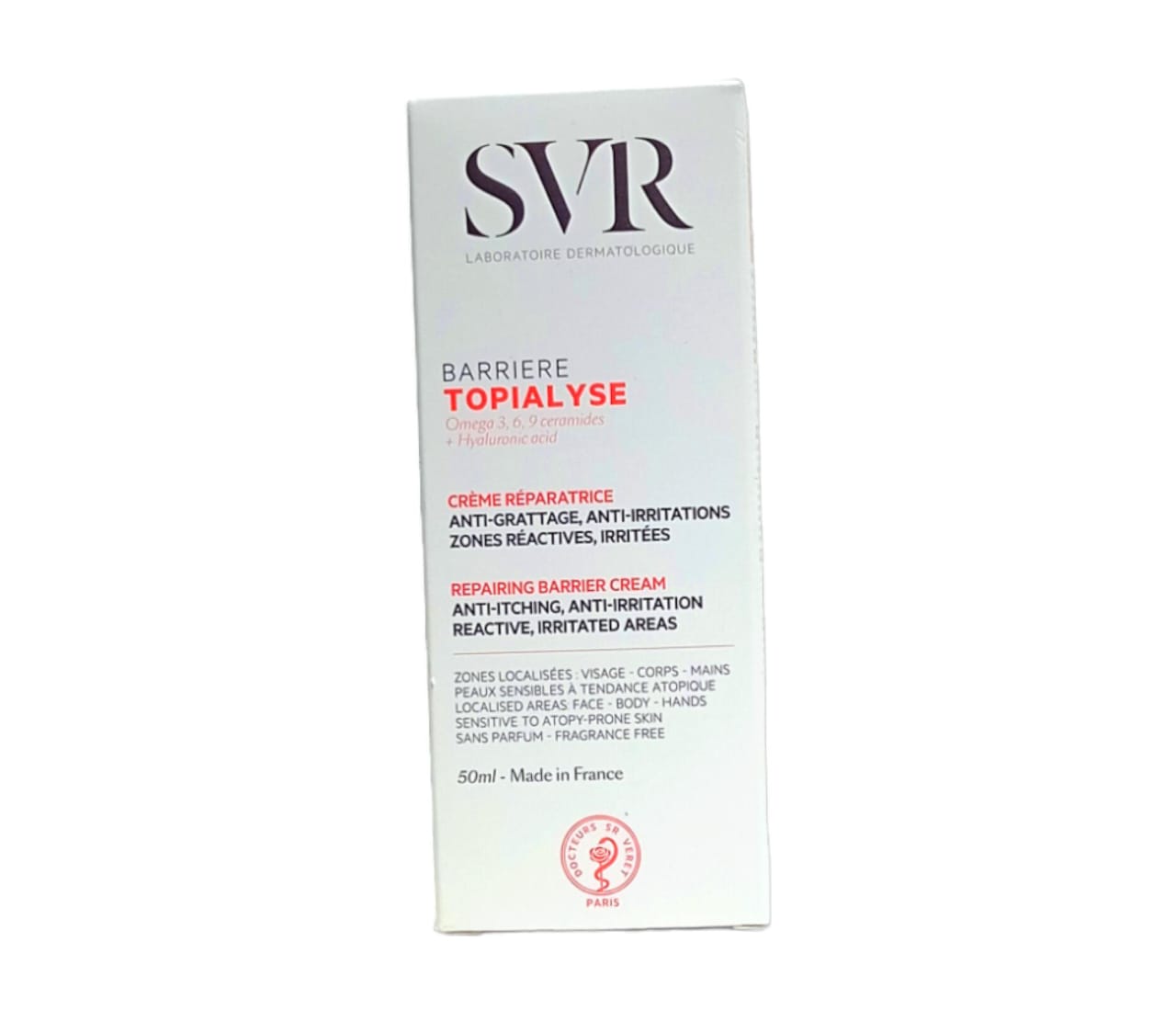 SVR Topialyse Barriere Crème Réparatrice 50ml