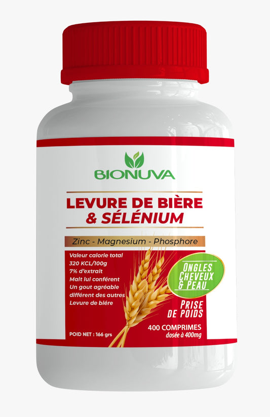 Bionuva Levure de Biére & Sélénium 400cp