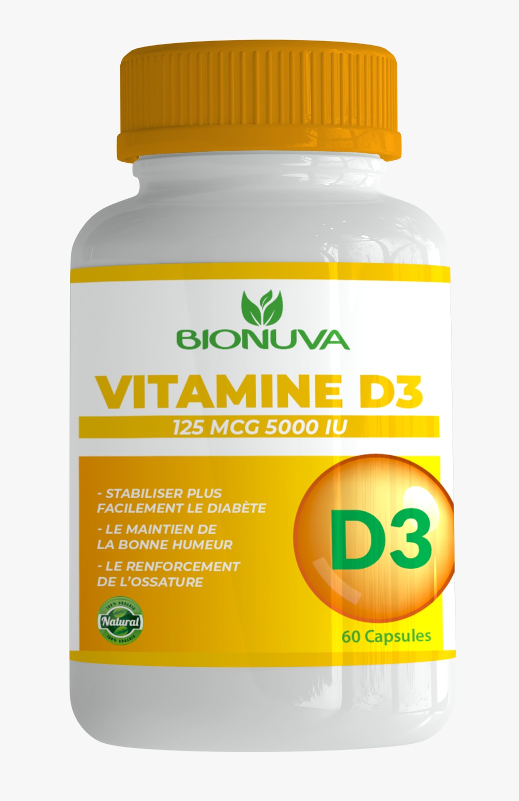 Bionuva Vitamine D3 60cp