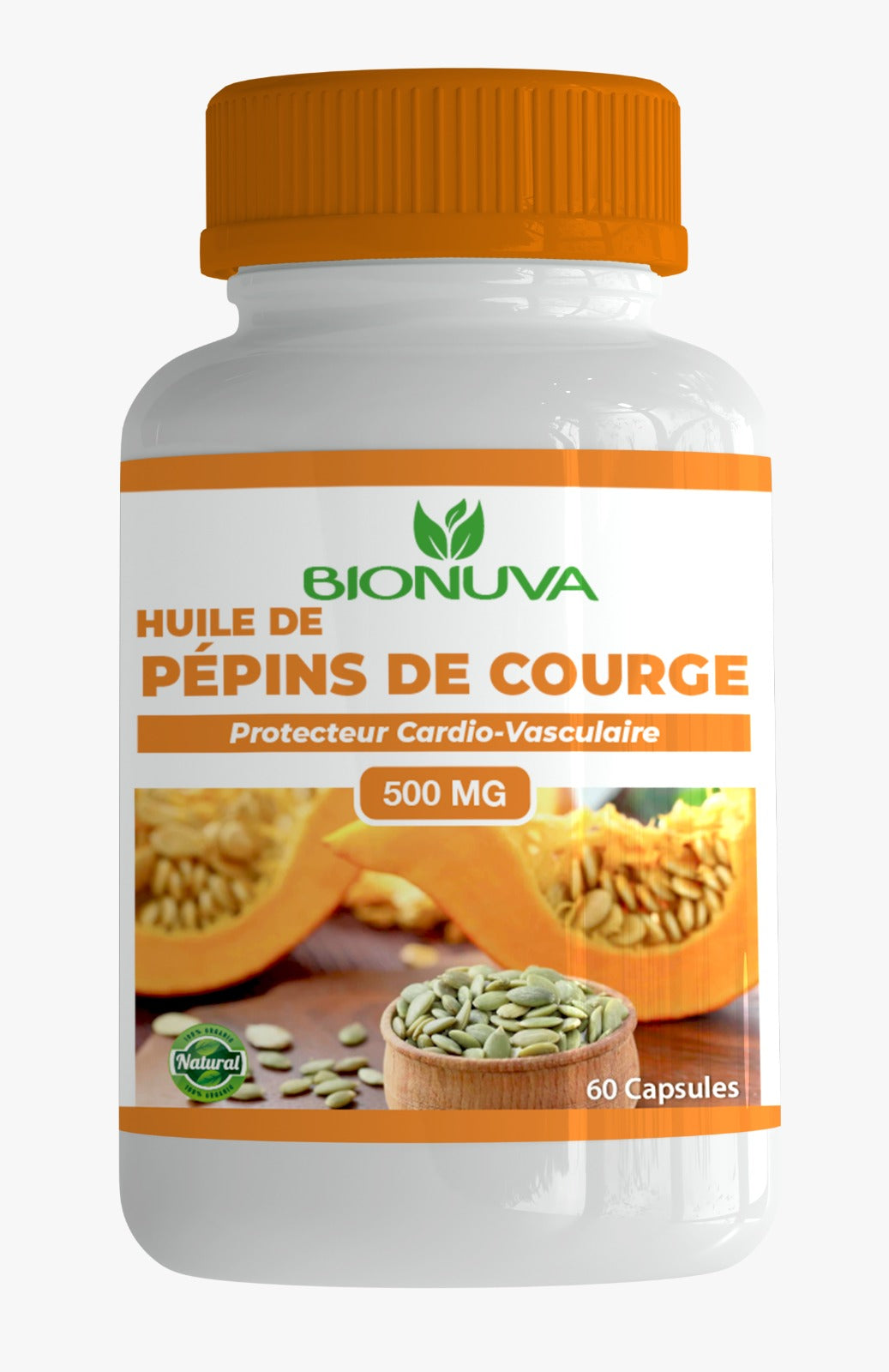 Bionuva Huile de Pépins de Courge 500mg