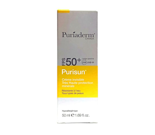 Puriaderm Purisun SPF 50+  Ecran Invisible 50ml