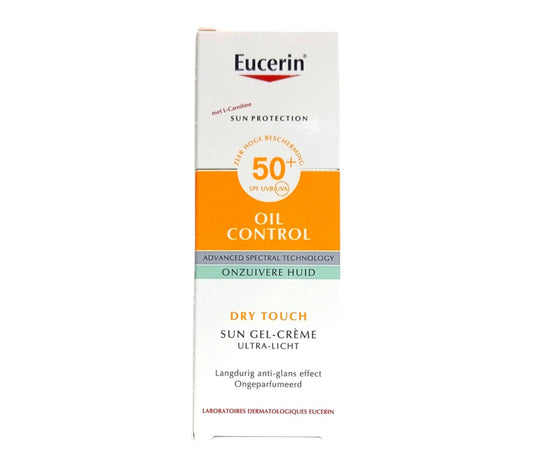 Eucerin Sun Protection Oil Control Gel-crème Toucher Sec SPF 50+ 50ml