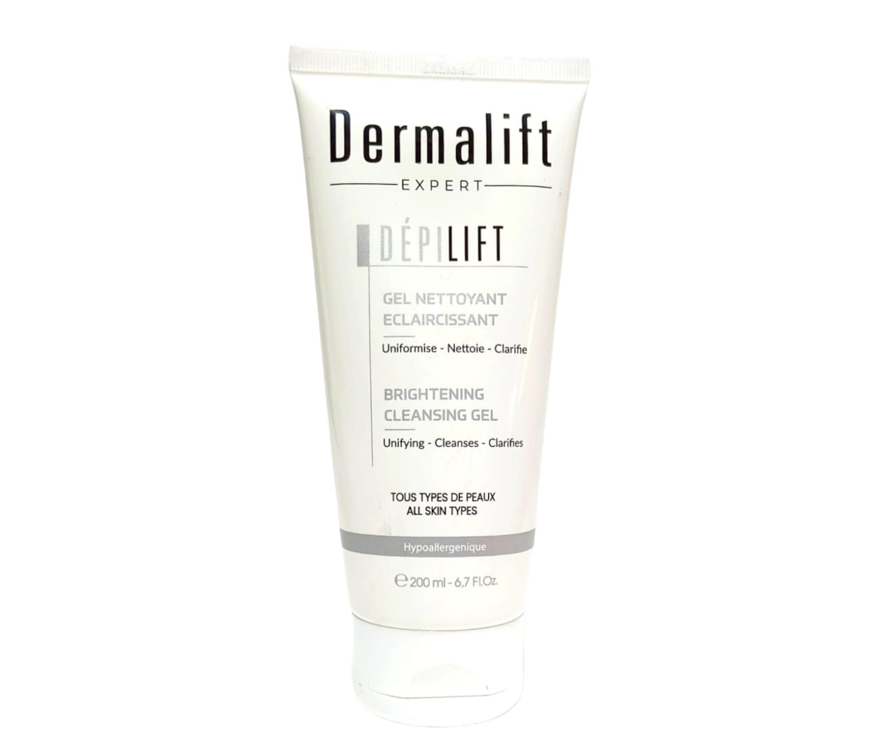 Dermalift Dépilift Gel Nettoyant Eclaircissant 200ml