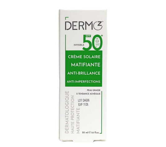 Dermoz Crème Solaire Matifiante SPF50+50ml