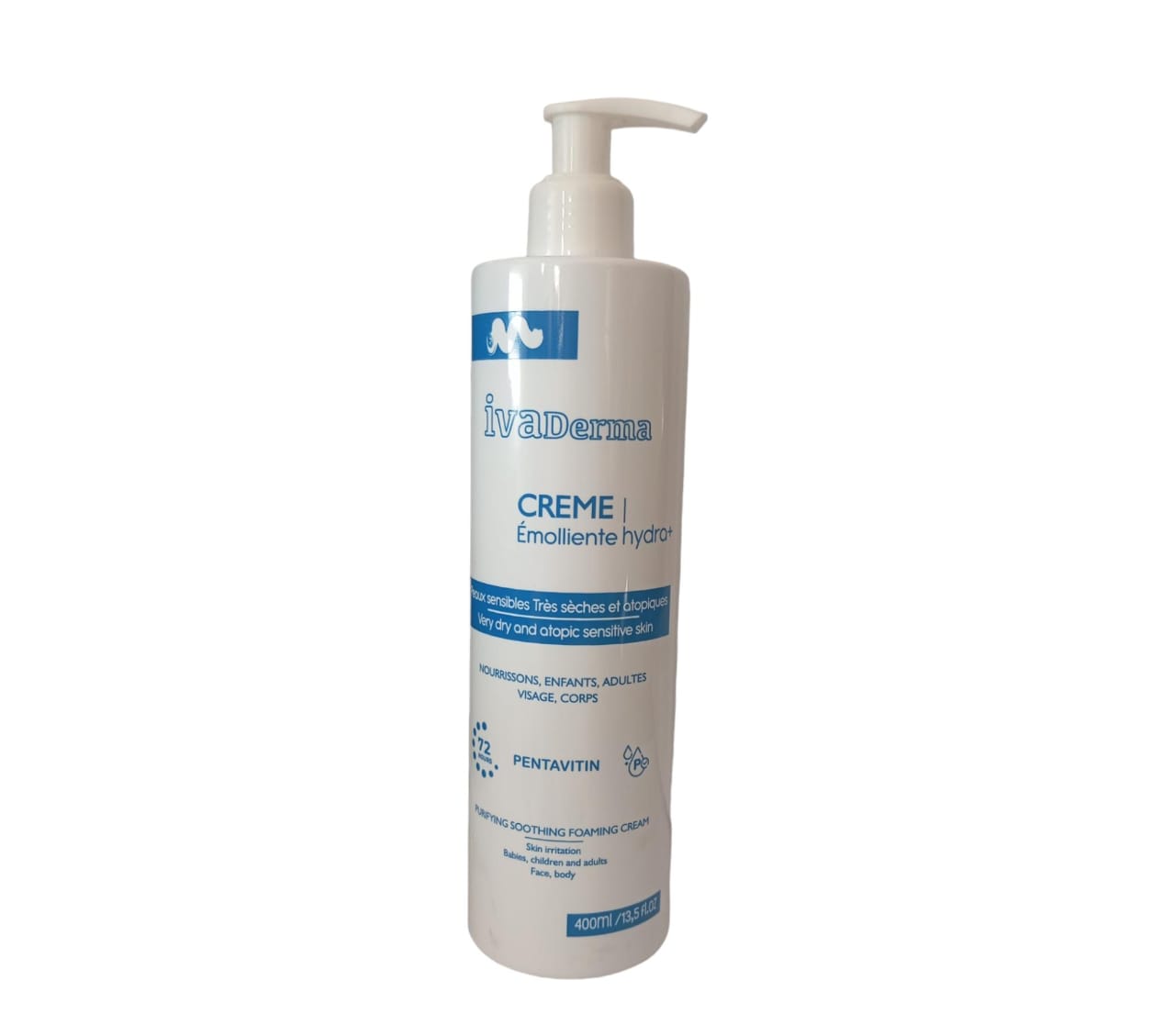 Ivaderma Crème Emolliente Hydra+ 400ml