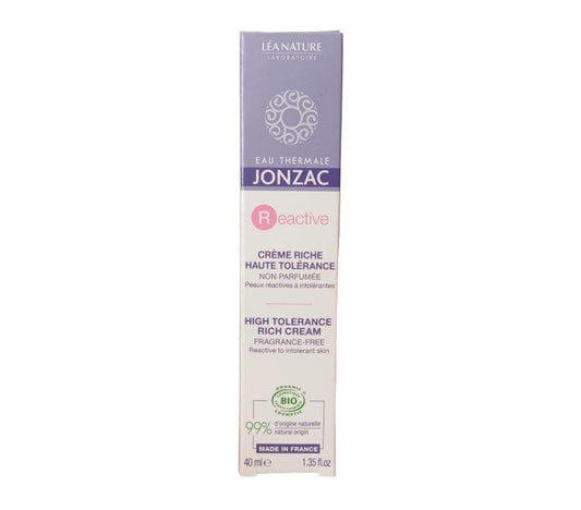 Jonzac Reactive Crème Riche Haute Tolérance 40ml