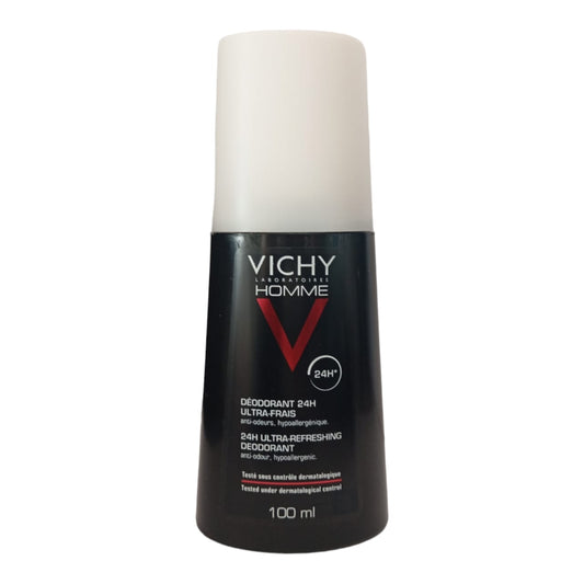 Vichy Homme Déodorant 24h Ultra-Frais 100ml