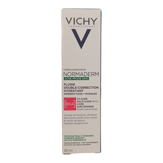 Vichy Normaderm Acne-Prone Skin Fluide Double-Correction Hydratant 30ml