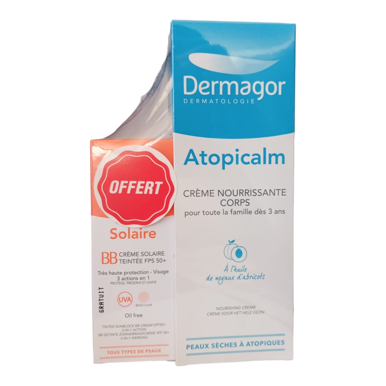 Dermagor Atopicalm Crème Nourrissante Corps 250ml + BB Crème Solaire Offert