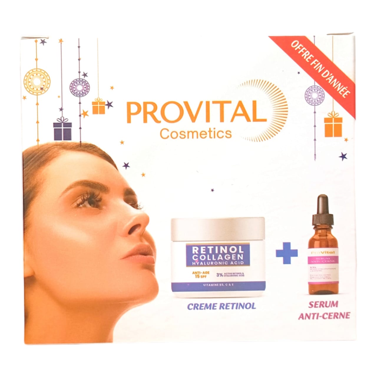 Provital Crème Retinol + Sérum Anti-Cerne OFFERT