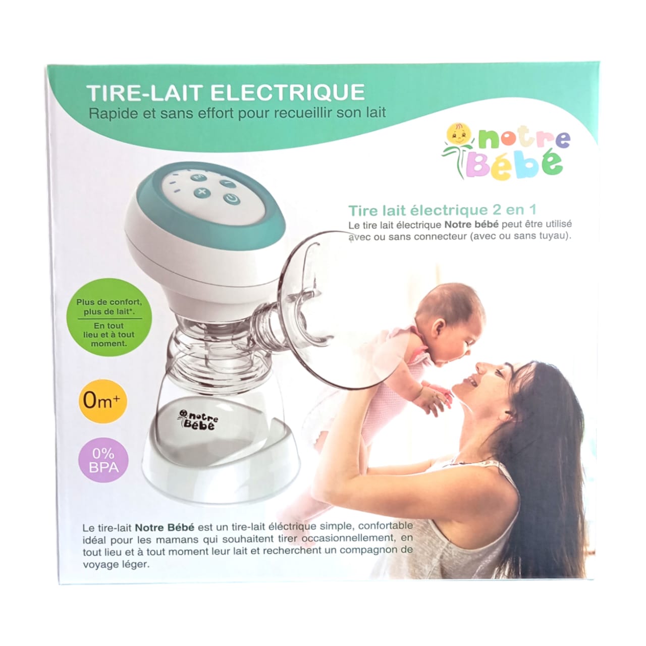 Notre BéBé Tire Lait Electrique Ref : BPG002