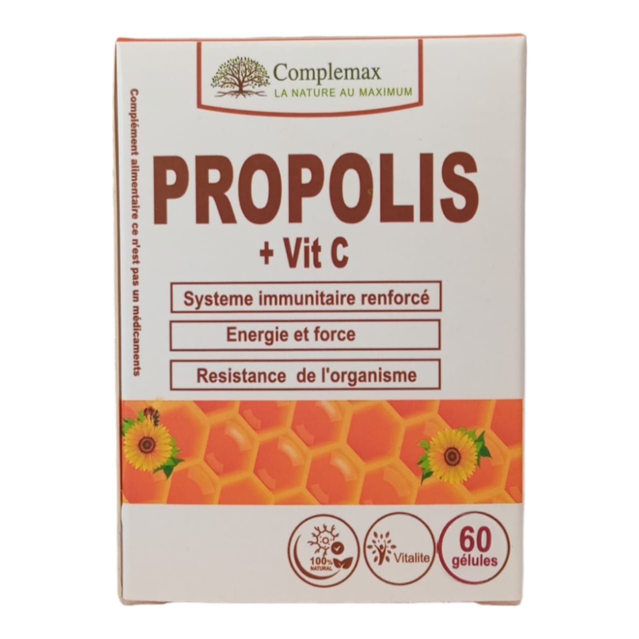 Complemax Propolis +Vit C 60gél