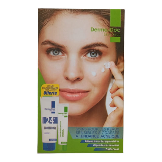 Dermadoc Stop Bouton +Créme Hydratant Eclaircissant OFFERT