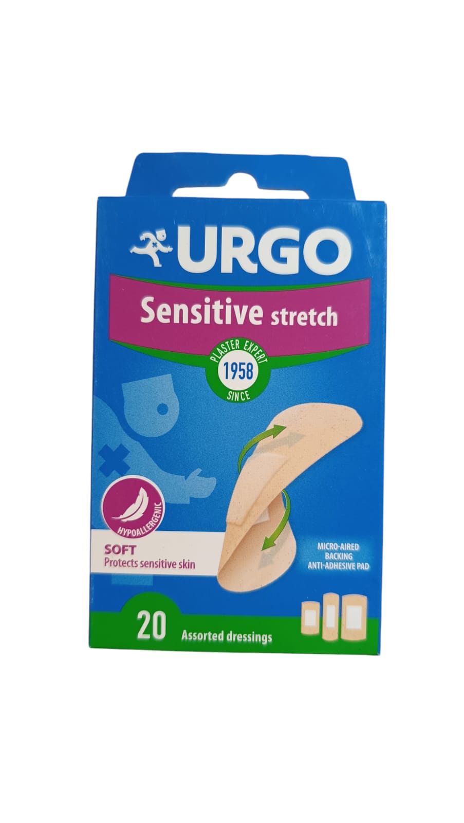 Urgo Extensible Sensitive 20 Pansements