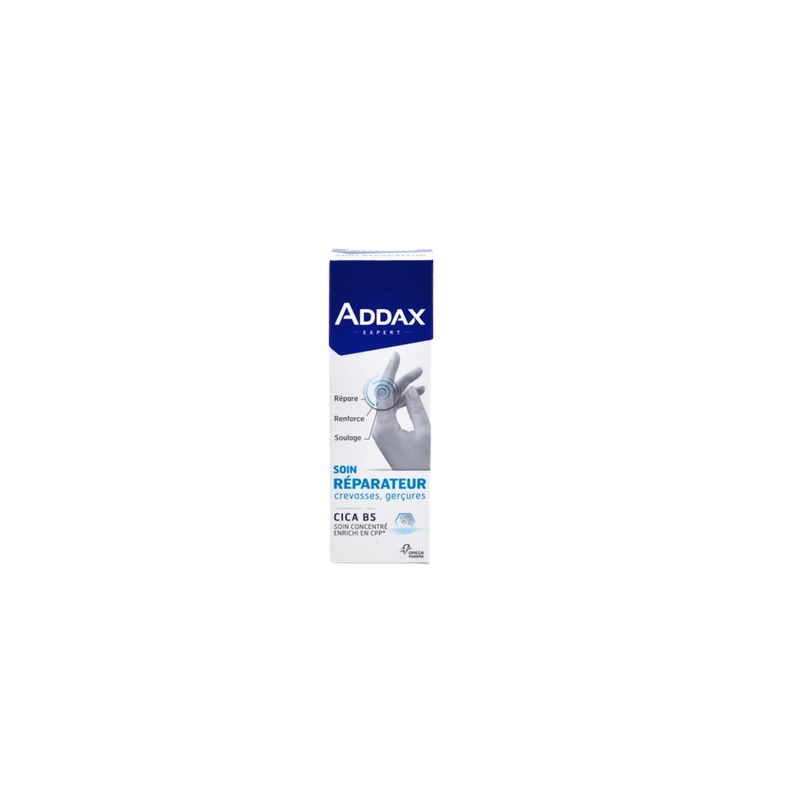 Addax Cica B5 Mains Véritable Réparateur du Tissu Cutané 15ml dans sa boite bleu et blanc