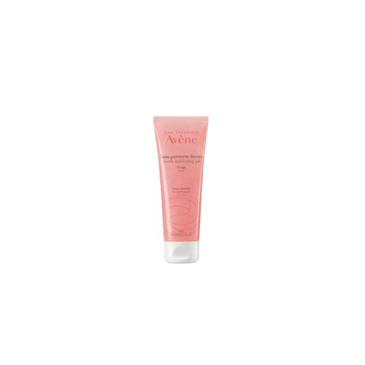 Avène Gelée Gommante Douceur 75ml flacon souple transparent avec bouchon clips