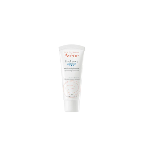 Avène Hydrance Légère Émulsion Hydratante flacon blanc souple avec bouchon clips