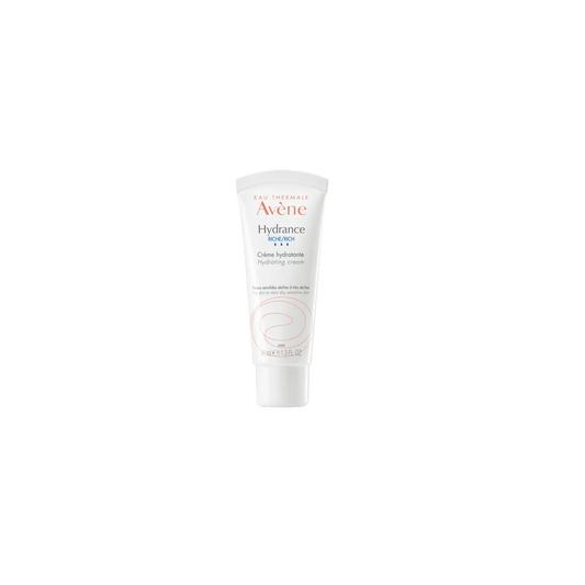 Avène Hydrance Riche Crème Hydratante 40ml tube blanc souple avec bouchon clips