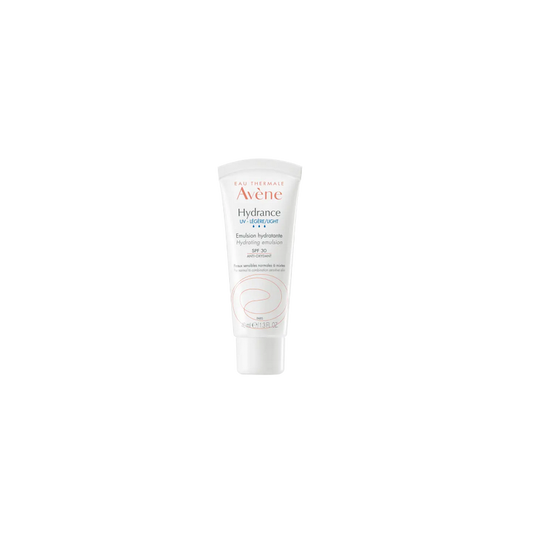 Avène Hydrance UV Légère Émulsion Hydratante 40ml tube souple blanc avec bouchon clips