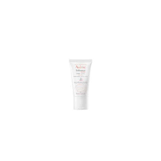 Avène Tolérance Extrême Crème Cosmétique Stérile 50ml, tube souple blanc avec bouchon à clips