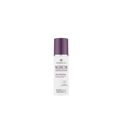 Cantabria Labs Neoretin Discrom Control Ultra Emulsion 30ml flacon blanc avec capuchon violet