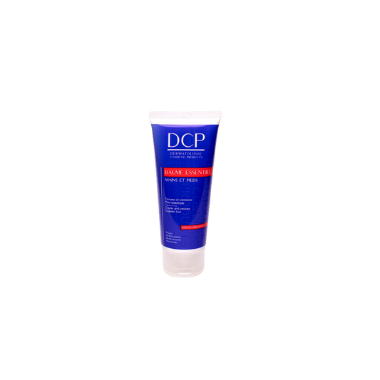 DCP Baume Essentiel Traitement Complémentaire 100ml flacon bleu bouchon clips blanc