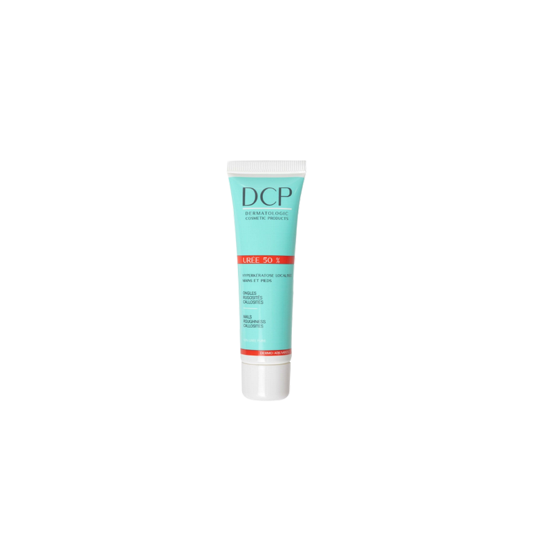 DCP Urée 50% Soin Localisé 30ml, tube bleu avec bouchon vis