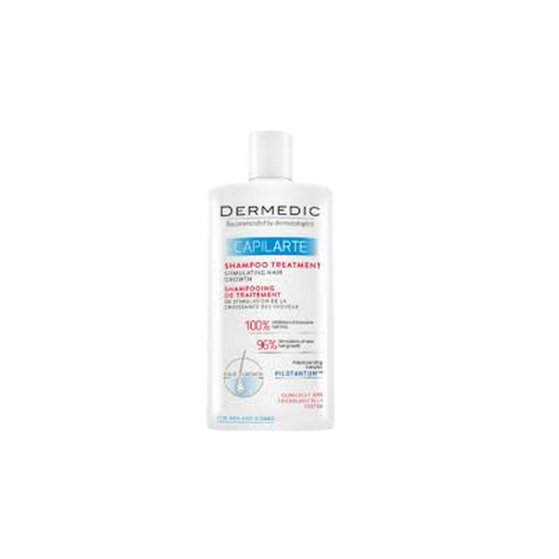 Dermedic Capilarte Shampoing Traitant Stimulant 300ml flacon souple blanc avec bouchon a vis