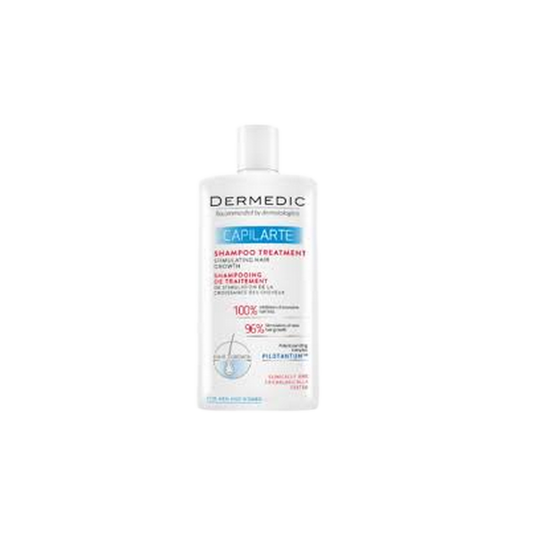 Dermedic Capilarte Shampoing Traitant Stimulant 300ml flacon souple blanc avec bouchon a vis