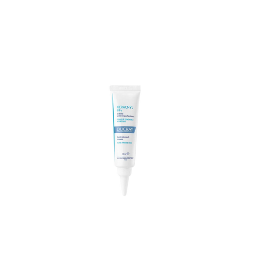 Ducray Keracnyl PP Crème Anti-imperfections 30ml tube blanc avec bouchon pratique