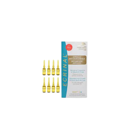 Ecrinal Ampoules ANP-40 Anti-Chute Cheveux 8x5ml dans sa boite catonnée blanc et bleu