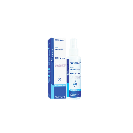 Elliance Septispray 125ml flacon blanc et bleu avec bouchon spray