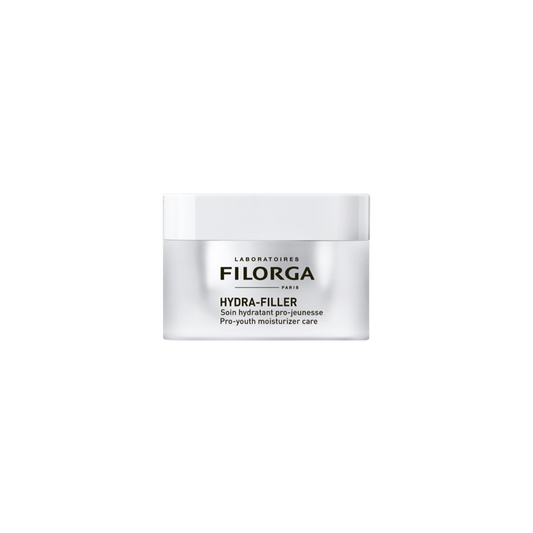 Filorga Hydra-Filler 50ml pot translucide avec bouchon vis blanc