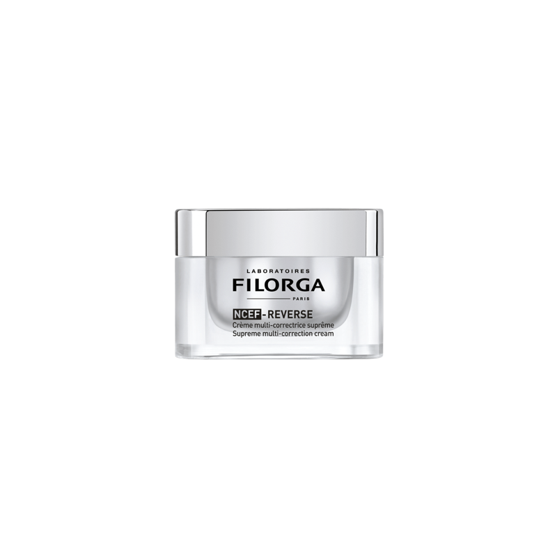 Filorga Ncef-Reverse 50ml flacon en verre transparent avec bouchon vis métalique