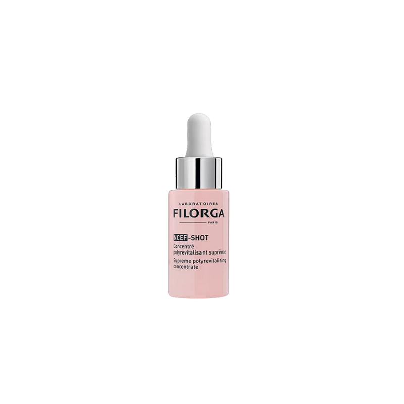 Filorga Ncef-Shot 15ml petit flacon rose avec bouchon facile