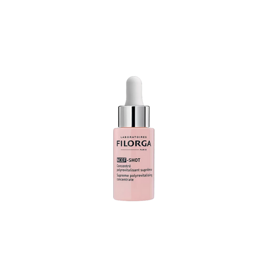 Filorga Ncef-Shot 15ml petit flacon rose avec bouchon facile