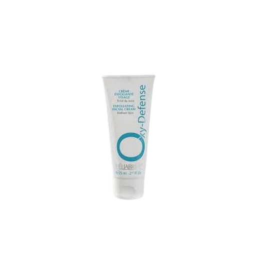 Héliabrine Crème Exfoliante Oxy-Defense de Visage 75 ml tube souple blanc avec bouchon clips