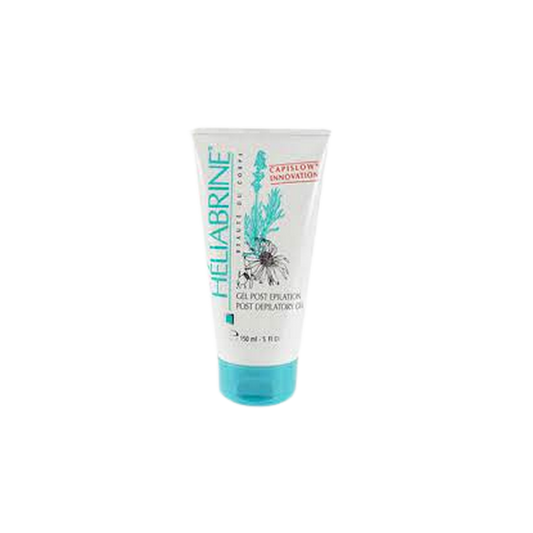 Heliabrine Gel Post Épilation 150ml tube souple avec bouchon bleu clips