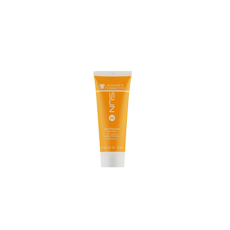 Janssen Cosmetics Écran Solaire SPF 50 75ml tube orange souple avec bouchon clips