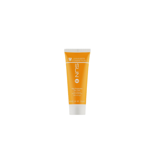 Janssen Cosmetics Écran Solaire SPF 50 75ml tube orange souple avec bouchon clips