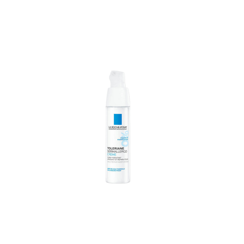 La Roche-Posay Toleriane Dermallergo Crème 40ml, flacon blanc avec bouchon pompe